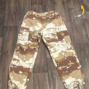 Icecream Men's Relaxed Jeans - Brown and Cream Camo